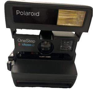 Polaroid One Step Close Up 600 Film Instant Camera Vintage, Black